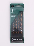 52506 Набор сверел по металлу 6 пр. 2,3,4,5,6,8 мм