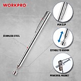 WP319006 Захват магнитный, телескопический до 650мм  WORKPRO