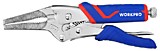 WP231076 Клещи зажимные 165мм с удлиненными прямыми губками CR-V   WORKPRO