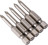 59324 BIT-6,3х50мм вставка +#3 ( комплект 5 шт.) 59324 BIT-6,3х50мм вставка +#3 ( комплект 5 шт.)