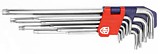 WP222003 Набор ключей TORX с отверстием 9шт удлиненных  WORKPRO