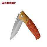 WP381013 Нож складной с деревянной ручкой 105/240мм  WORKPRO