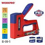 WP223002 Степлер строительный 6 в 1  WORKPRO