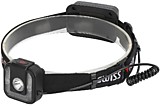 ST032004 Фонарик  налобный  перезаряжаемый 80м, 3 режима SWISS+TECH