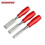 WP201300 Набор стамесок 3шт по дереву ударные (12,19, 25мм)   WORKPRO