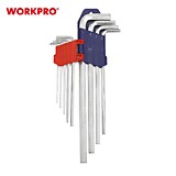 WP222005 Набор ключей  шестигранных удлиненных 9шт (метрических)   WORKPRO