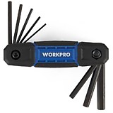 WP222028 Набор ключей  шестигранных складных 8шт (метрических)синий  WORKPRO